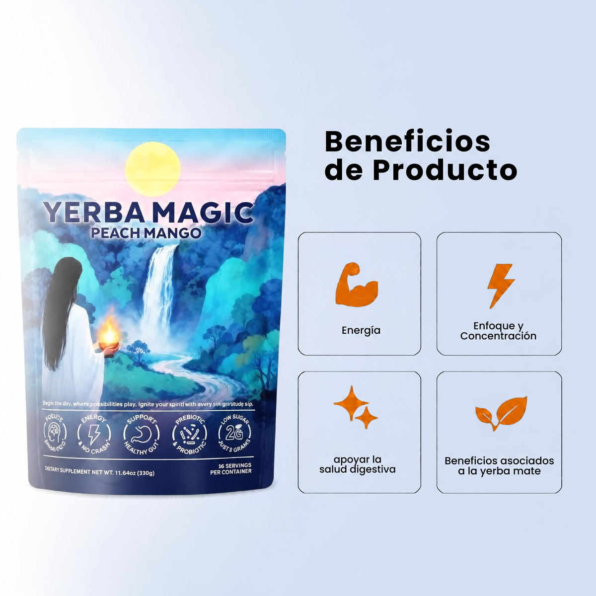 YERBA MAGIC PEACH MANGO